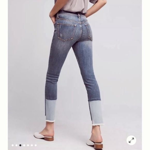 Pilcro and the Letterpress Script Skinny Jeans Medium Wash Size 29 - Picture 12 of 12